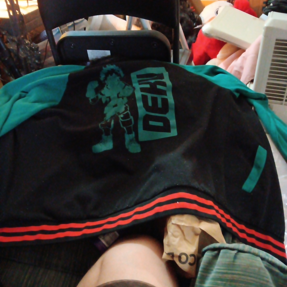 Green and Black DEKU Hoodie